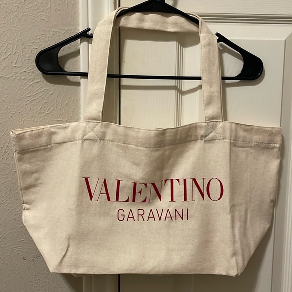 Valentino Canvas Tote - Picture 1 of 2